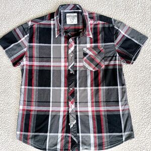 Aeropostale Mens Shirt XL Retro Plaid Shirt Vintage Mens Shirt Casual Shirt Y2K